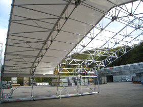 Layher scaffolding project